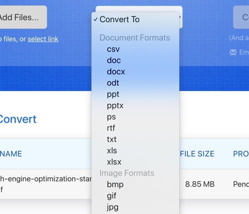 Methods for Conversion